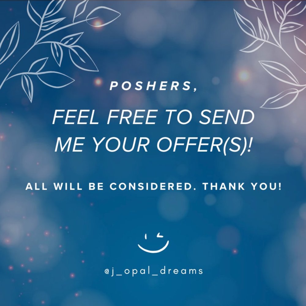 FEEL FREE TO SEND ME OFFERS!